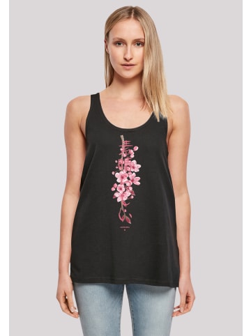 F4NT4STIC Damen Tanktop Cherry Blossom in schwarz