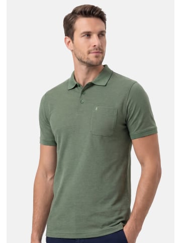 Ragman Poloshirt Basic in Schilf