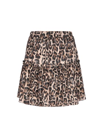 faina Women Skirt in beige multicolor leo