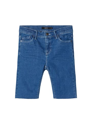 name it Mädchen Skinny Fit Jeans Shorts in Blau