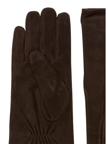 Marc O'Polo Ziegenleder-Handschuhe in Burnt Coffee