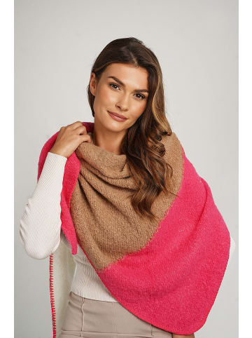 Faera Schal Colorblock modern warm in Beige