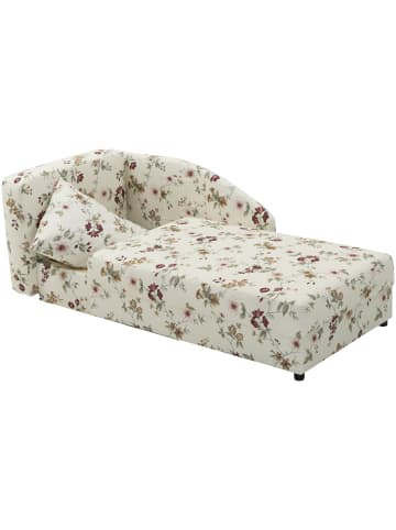 58 aufm Kessel RECAMIERE Armlehne links Kalila Flachgewebe weiß