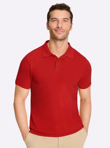 WITT WEIDEN Kurzarm-Poloshirt in kirsche