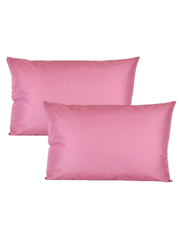 JACK 2er Set Outdoor Kissenhülle 40x60cm Uni in Weinrose