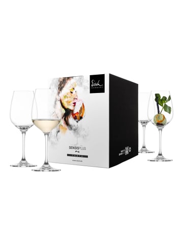Eisch 4er Set Weißweingläser Superior SensisPlus 310 ml in transparent