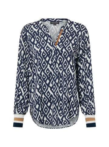 Franco Callegari Tunikabluse in marine beige