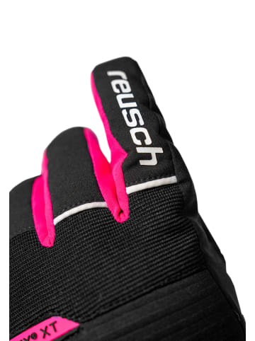 Reusch Fingerhandschuhe Benji R-TEX® XT Junior in 7748 black/white/pink glo