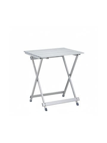 relaxdays Klapptisch in Silber - (B)50 x (H)59,5 x (T)47,5 cm