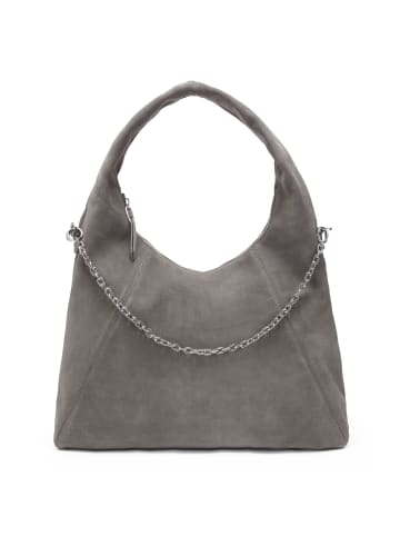 Les Visionnaires Jade Cozy Chain Schultertasche Leder 38 cm in dimgrey