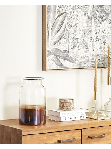 Beliani Blumenvase BHATURE in Bunt - (W) 18 x (H) 30 x (L) 31 cm