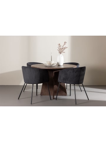 ebuy24 Essgruppe Bootcut (5-teilig) Mocca 110 x 110 cm