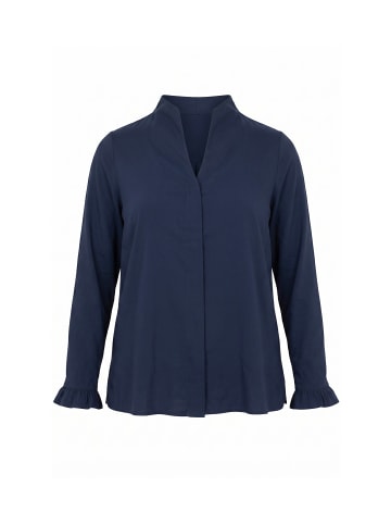 Ulla Popken Bluse in dunkles marine