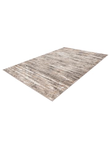 Vivorum Wohnzimmer Teppich – Kurzflorteppich Catcher 625 in silber - beige
