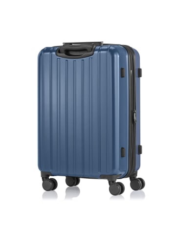 Pack Easy Jolly 4 Rollen Trolley M 64 cm mit Dehnfalte in navy