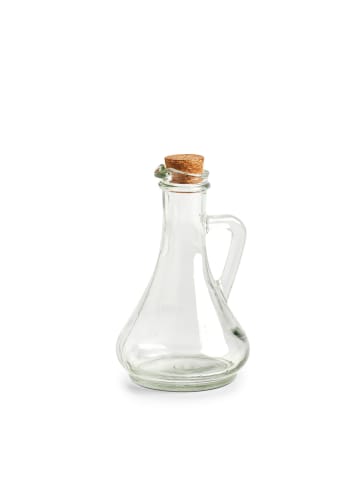 Zeller Glasöl- oder Essigspender mit Korken, 270 ml in Transparent, Ø 9 x 16,5 cm