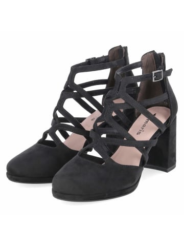 Tamaris Riemchenpumps in schwarz