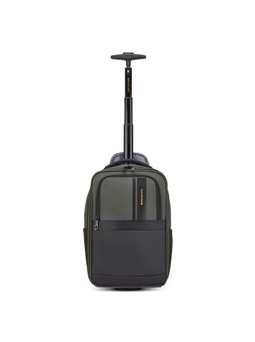 Roncato Metropolitan Travel 2 Rollen Rucksacktrolley 40 cm Laptopfach verde militare