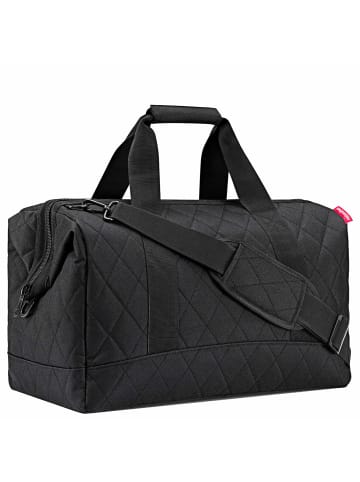 Reisenthel travelling allrounder L - Reisetasche 48 cm (forest gold) in rhombus black