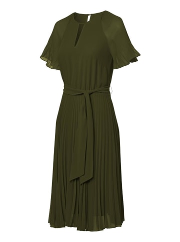 Mart Visser Haily Plisseekleid Olivgrün