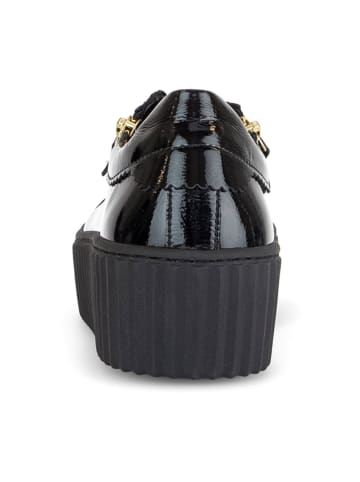 Gabor Plateau Schnürschuhe in Schwarz