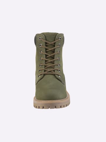 Heine Schnürstiefelette in khaki