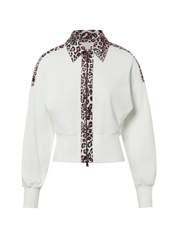 MARC CAIN SPORTS  Sweatjacke in ecru braun - 0001