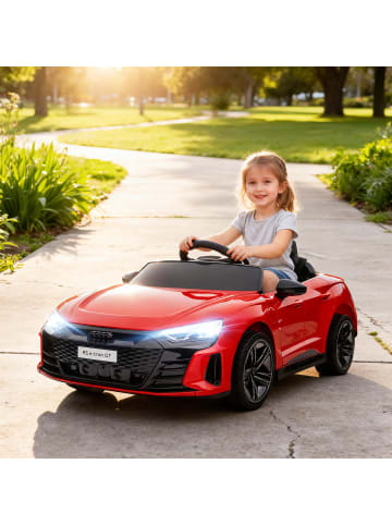 HOMCOM AUDI RS E-tron GT Kinderauto 3-5 Jahre Rot