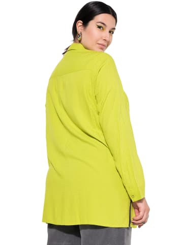 Studio Untold Hemdbluse in gelbgrün