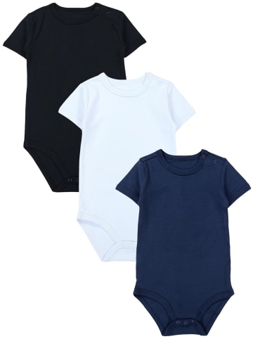 TupTam Kinder Unisex Kurzarm Body 3er Set in blau