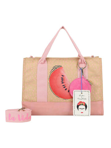 Fritzi aus Preußen Fritzi x Frida Kahlo Shopper Tasche 40 cm in melon