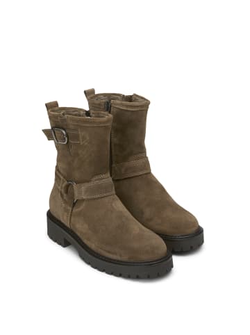 Marc O'Polo Biker Boot in dark taupe