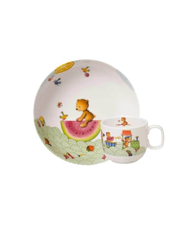 Villeroy & Boch 2er Set Kindergeschirr Hungry as a Bear in bunt