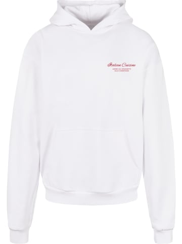 Merchcode Hoodie "Al Dente Per Favore Oversized Hoody" in Weiß