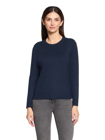 Betty Barclay Basic-Strickpullover mit Rundhalsausschnitt in dunkelblau