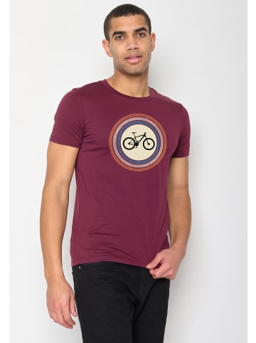 GreenBomb T-Shirt Bike Target in Samt Regen