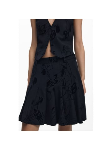 Desigual Schwarzer Polyester-Rock