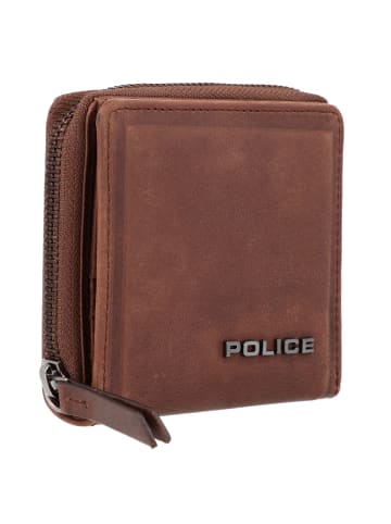 Police PT16-10368 Geldbörse Leder 12 cm in brown