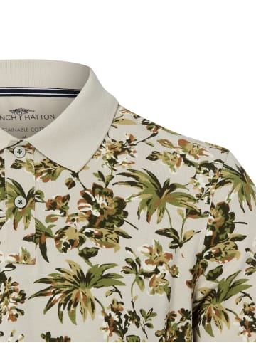 FYNCH-HATTON Poloshirt in khaki beige - 0001