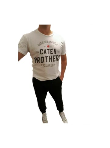 Dsquared2 Caten Brothers T-Shirt Herren Weiß