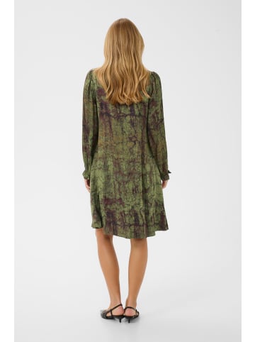 CULTURE Kleid CUdaisy Relaxed fit in Green Crackle