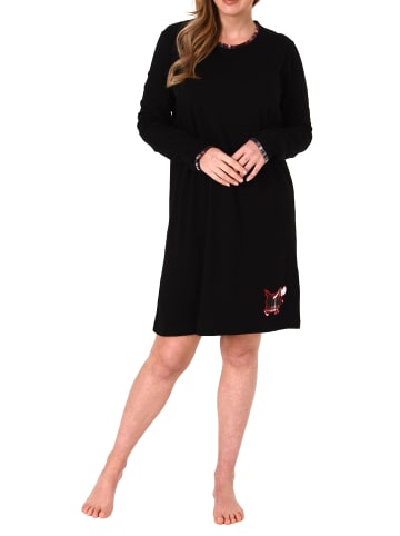 NORMANN Nachthemd - 69783 in schwarz