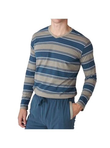J and J Brothers Schlafanzug in Blue