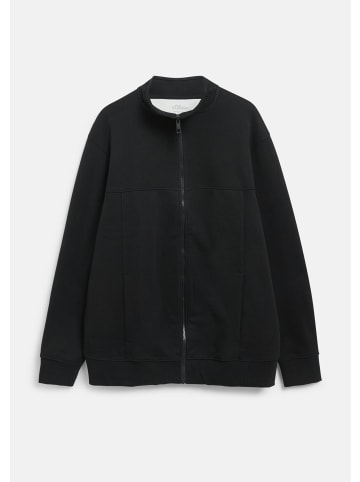 s.Oliver Sweatshirt Jacke in 9999_schwarz
