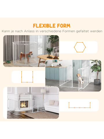 Pawhut Welpenauslauf 123L x 102B x 90H cm