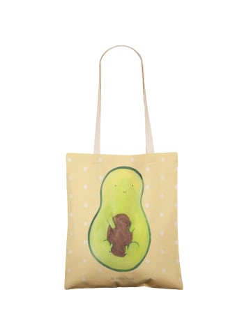 Mr. & Mrs. Panda Tasche Avocado Kern ohne Spruch in Gelb Pastell