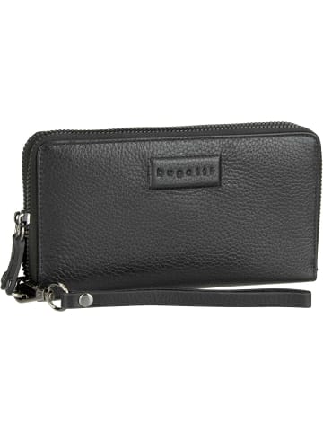 Bugatti Geldbörse Elsa Ladies Double Zip Wallet in Schwarz