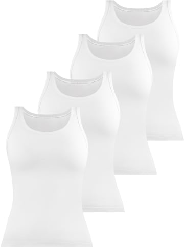 Janice 4 x Damen Top Nazca in Weiß