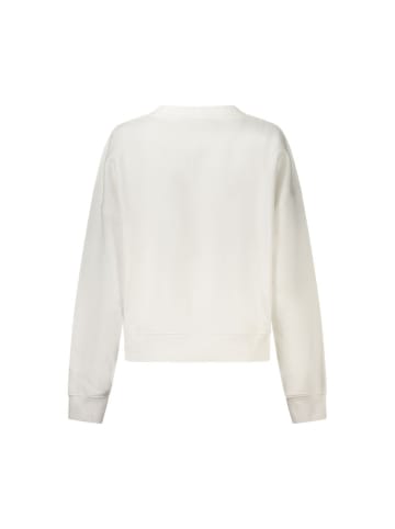 Guess Jeans Weiß Damen Sweatshirt aus Baumwolle