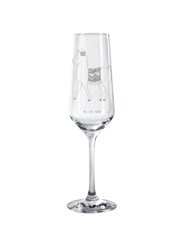 Mr. & Mrs. Panda Sektglas Alpaka Stolz ohne Spruch in Transparent